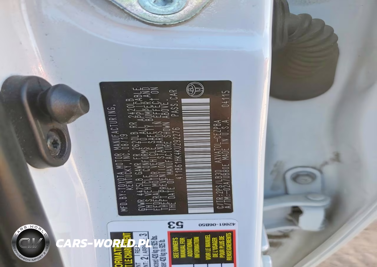 2019 Toyota Camry Xse VIN:4T1B61HK4KU292276 - 13