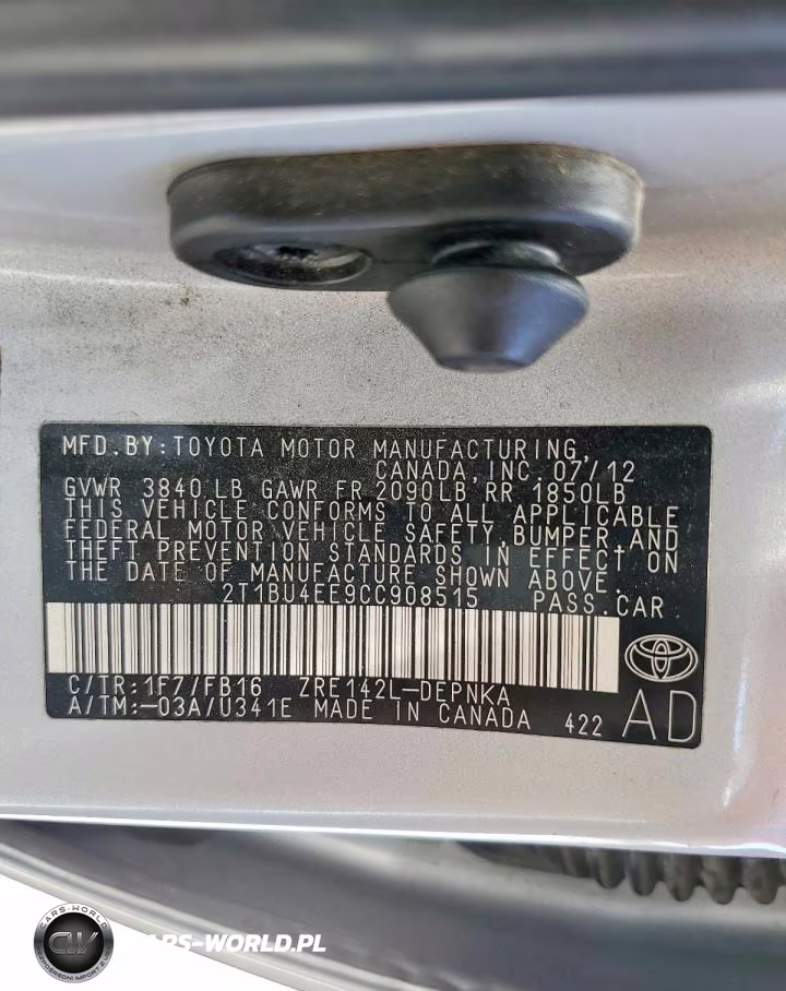 2012 Toyota Corolla Le VIN:2T1BU4EE9CC908515 - 13
