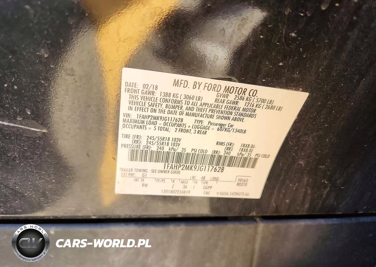 2018 Ford Taurus Police Interceptor VIN:1FAHP2MK9JG117628 - 12