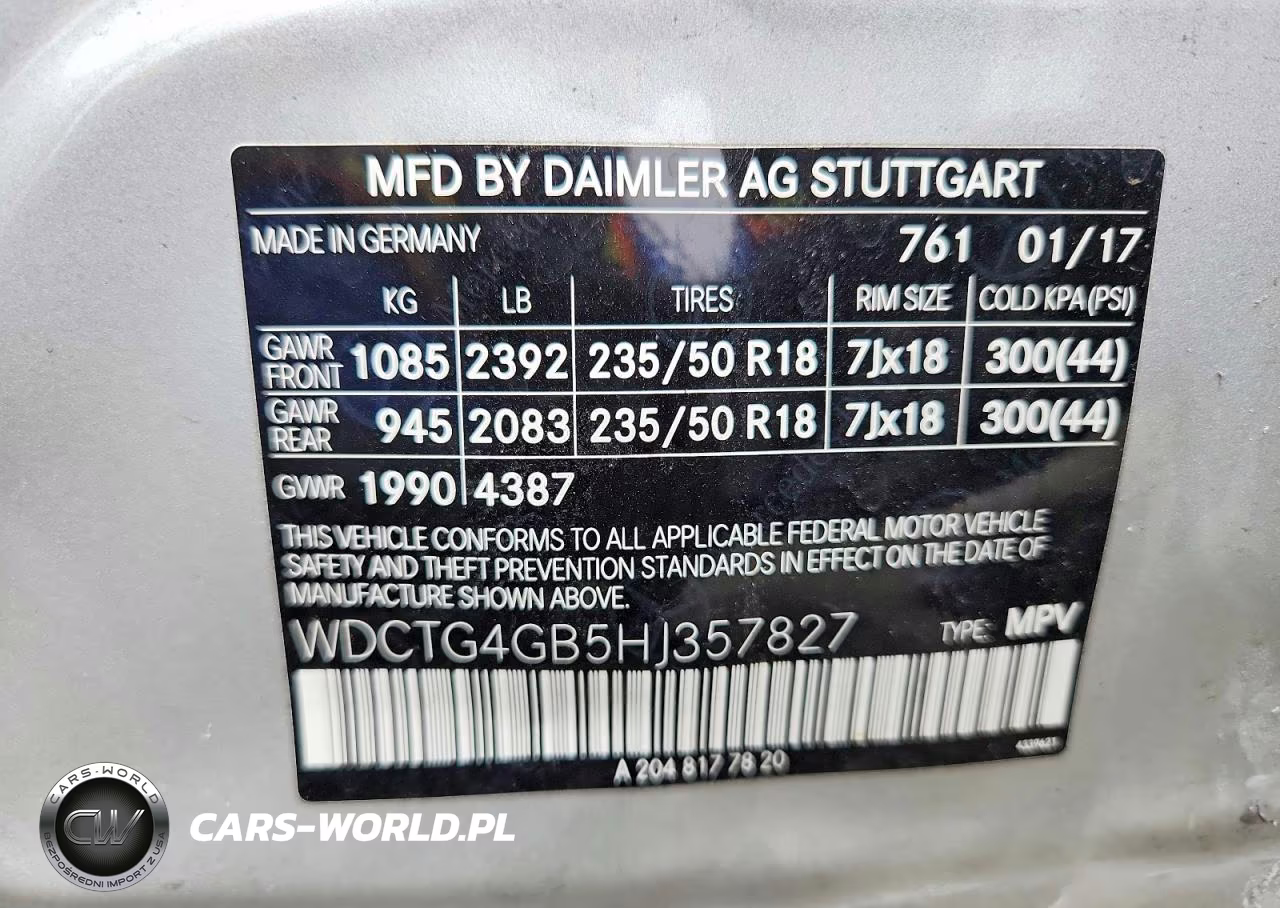 2017 Mercedes-Benz Gla 250 4Matic VIN:WDCTG4GB5HJ357827 - 14