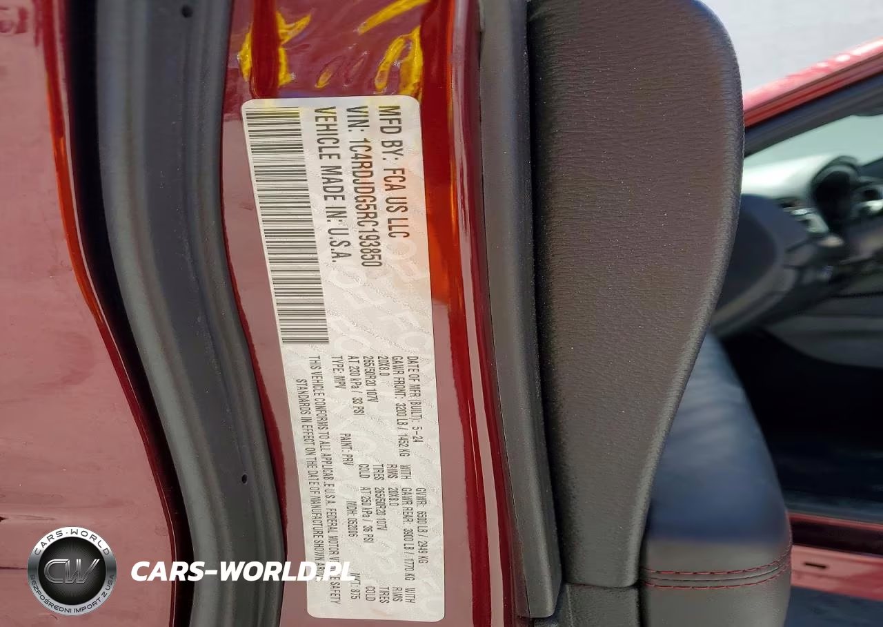 2024 Dodge Durango Gt VIN:1C4RDJDG5RC193850 - 13