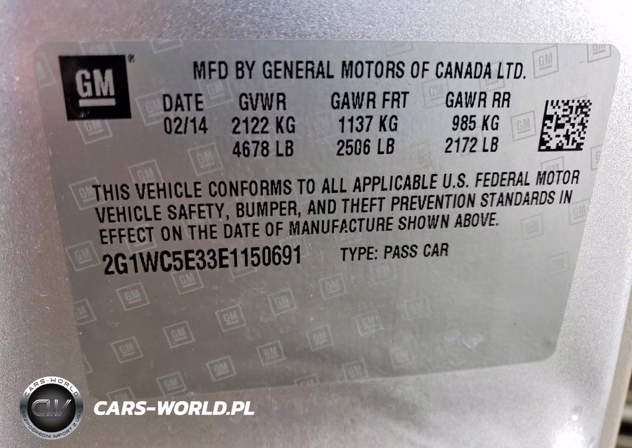2014 Chevrolet Impala Limited Ltz VIN:2G1WC5E33E1150691 - 12