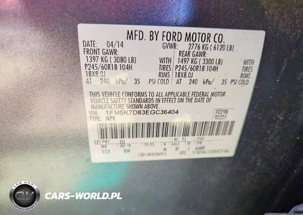 2014 Ford Explorer Xlt VIN:1FM5K7D83EGC36404 - 13