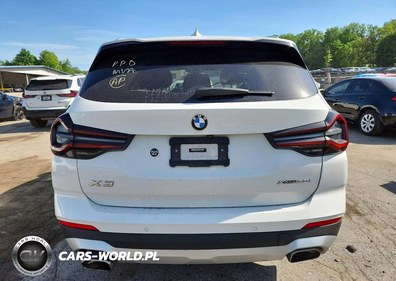 2022 BMW X3 xDrive30I VIN:5UX53DP07N9K64960 - 6