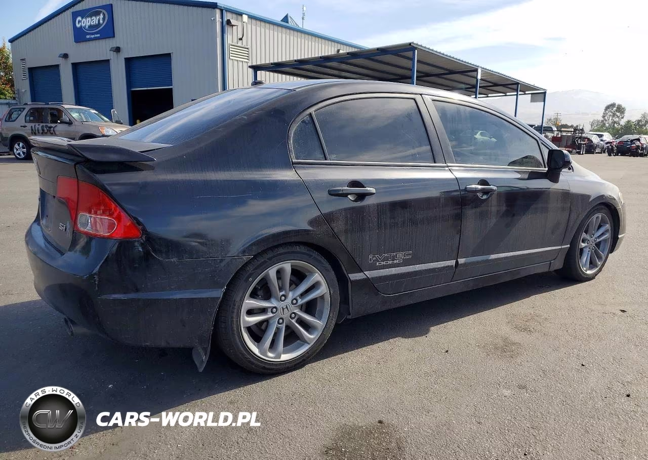 2008 Honda Civic Si VIN:2HGFA555X8H712047 - 3