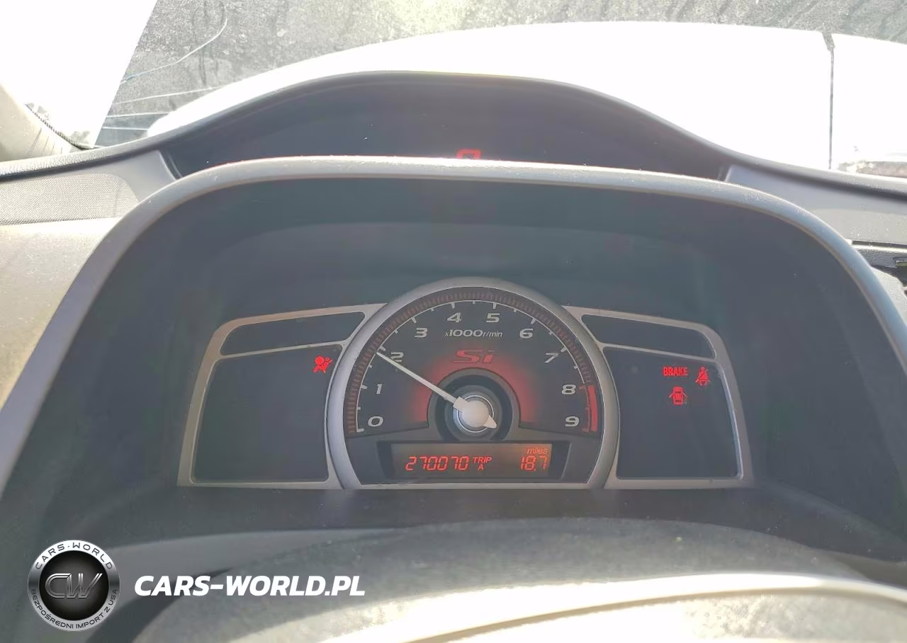 2008 Honda Civic Si VIN:2HGFA555X8H712047 - 9