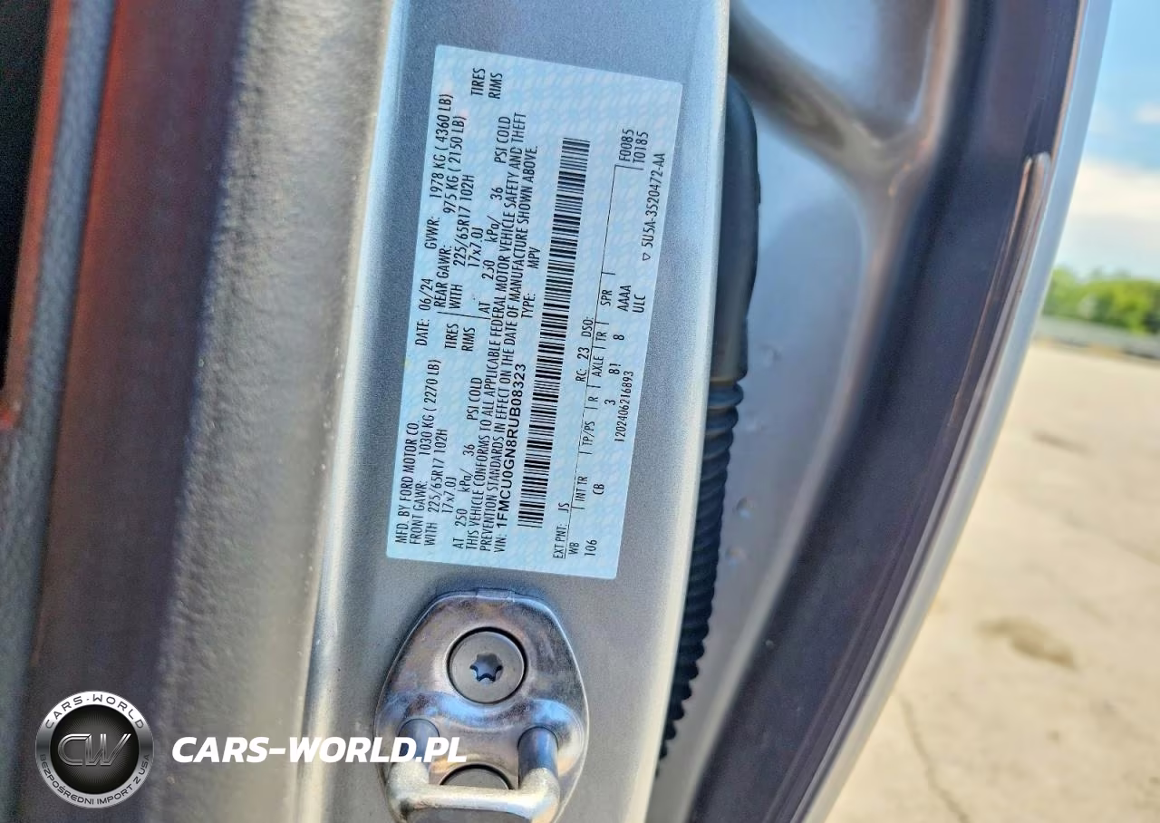 2024 Ford Escape Active VIN:1FMCU0GN8RUB08323 - 13