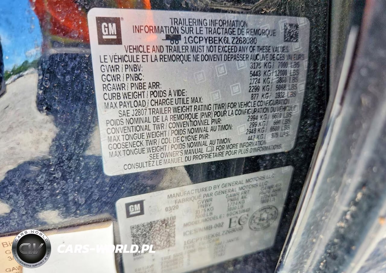 2020 Chevrolet Silverado K1500 Custom VIN:1GCPYBEK6LZ268080 - 12