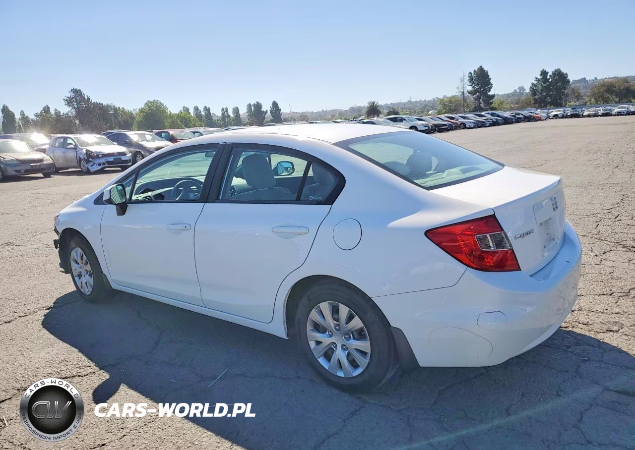 2012 Honda Civic Lx VIN:19XFB2F52CE312027 - 2