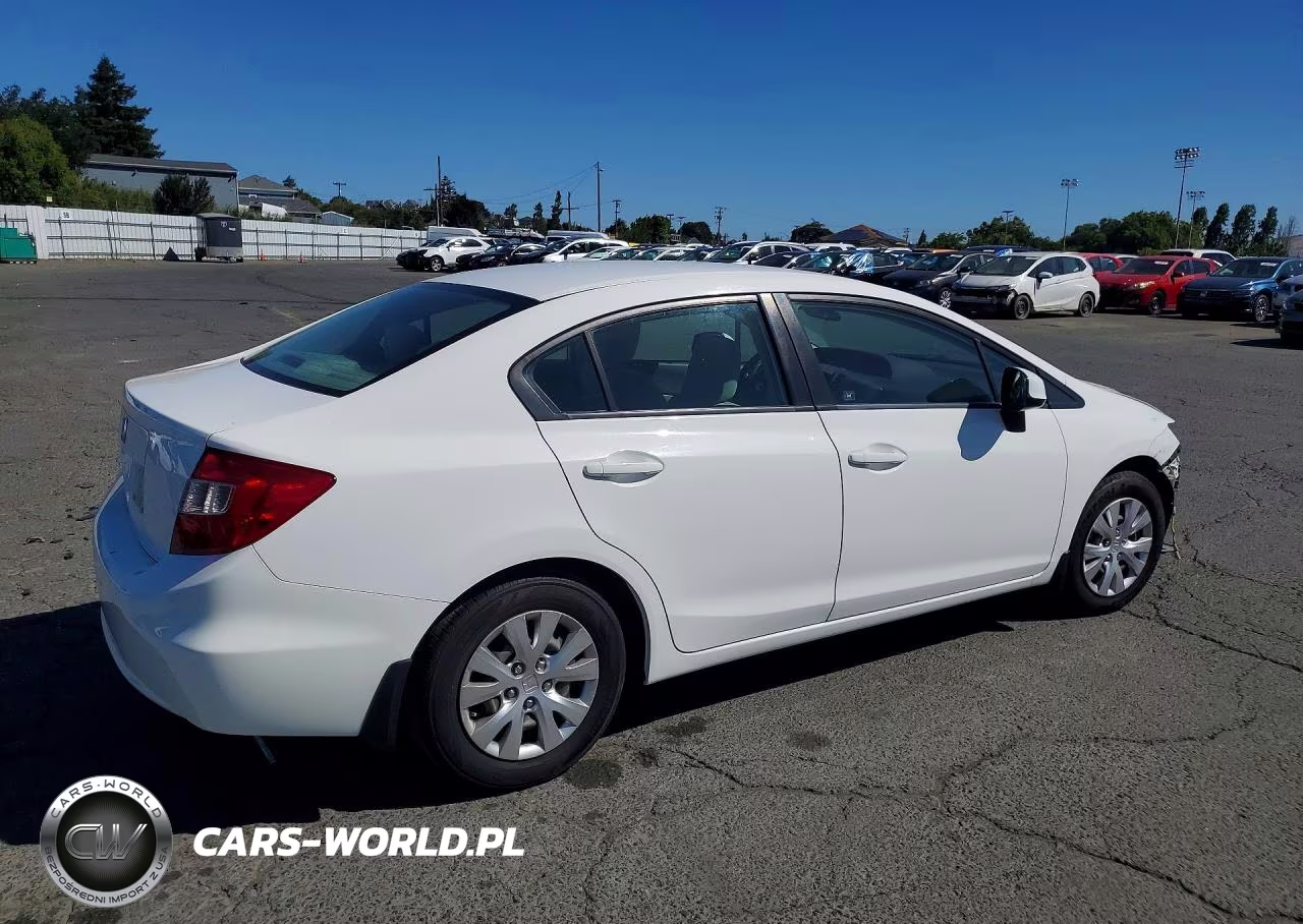 2012 Honda Civic Lx VIN:19XFB2F52CE312027 - 3