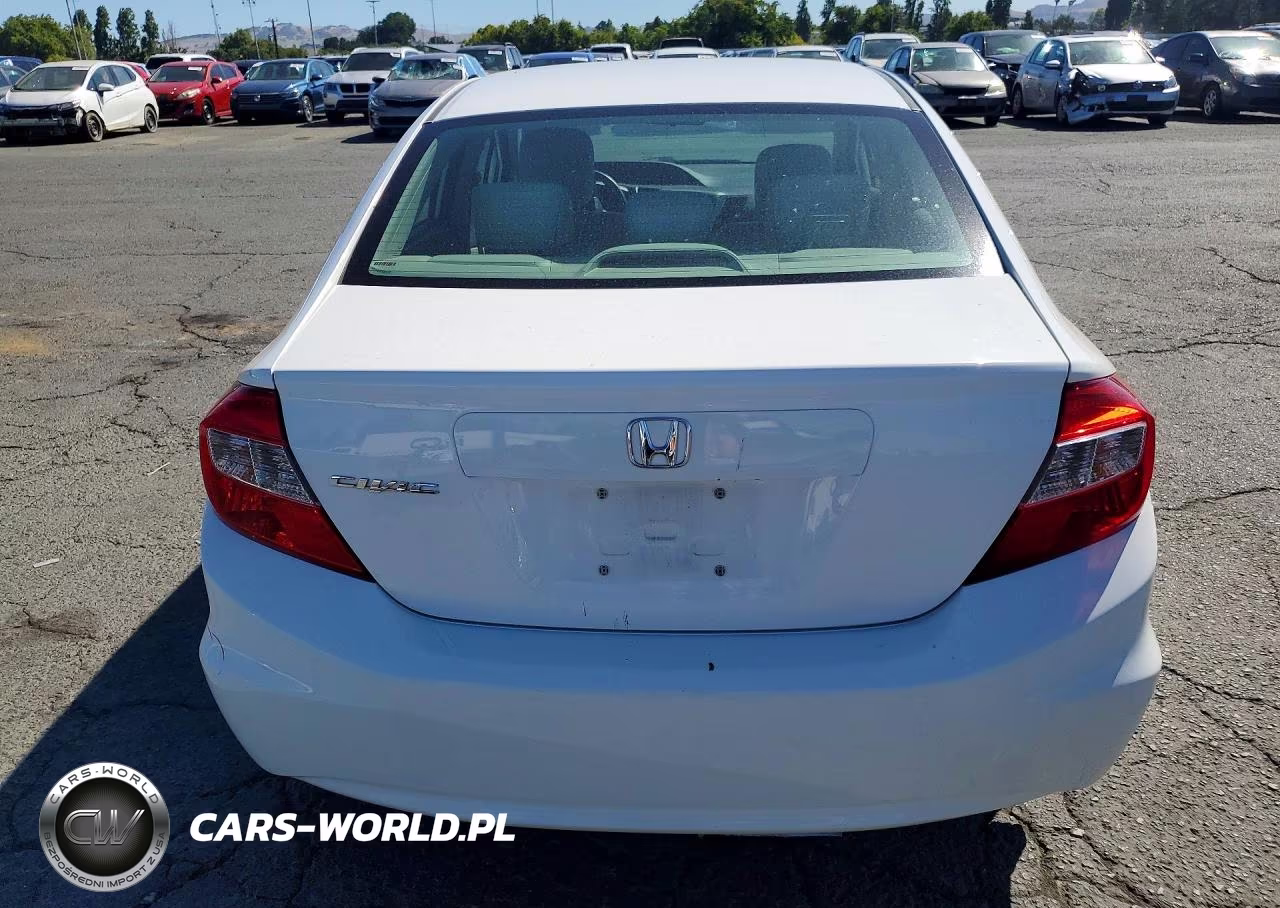 2012 Honda Civic Lx VIN:19XFB2F52CE312027 - 6