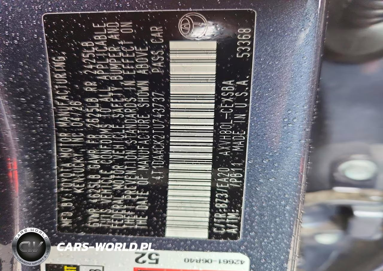 2026 Toyota Camry Se VIN:4T1DAACK2TU743737 - 13