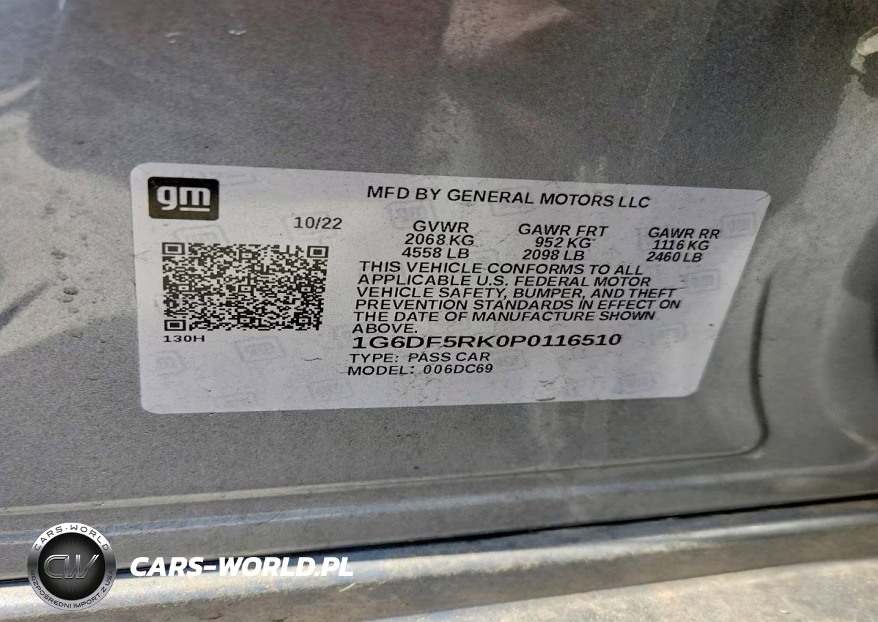 2023 Cadillac Ct4 Premium Luxury VIN:1G6DF5RK0P0116510 - 12