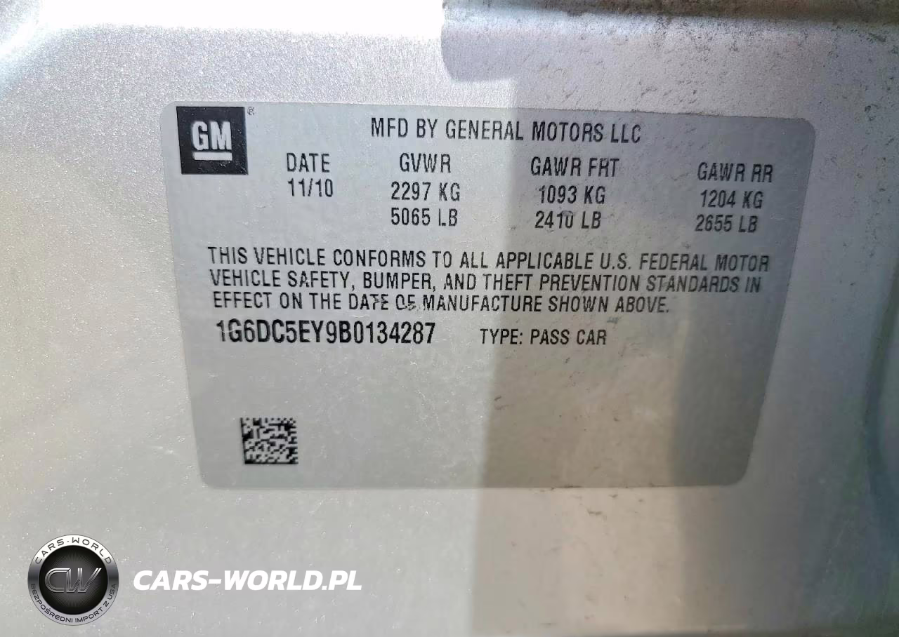 2011 Cadillac Cts VIN:1G6DC5EY9B0134287 - 12