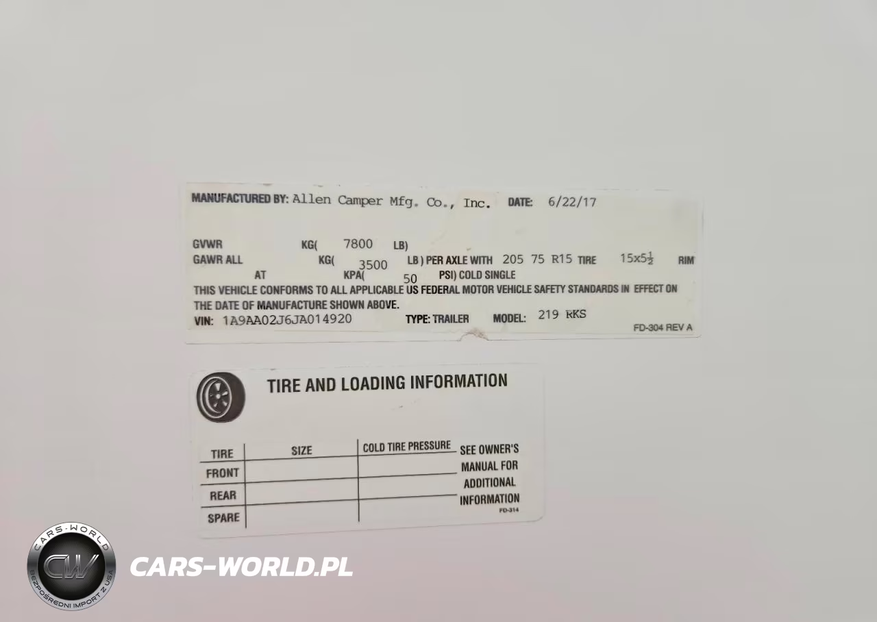 2018 Allen Idle Time Camper VIN:1A9AA02J6JA014920 - 10