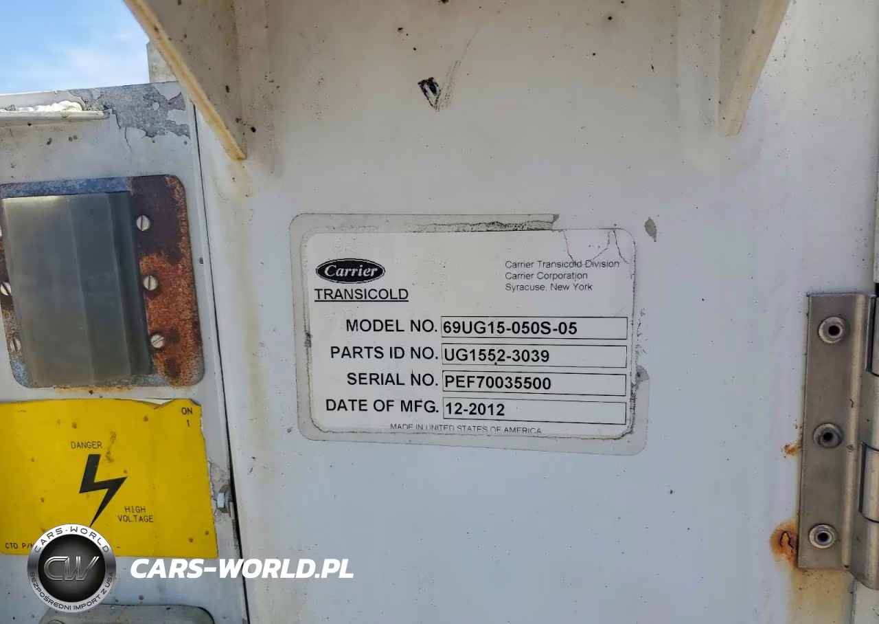 2012 Unkw 69Ug15 Powerline Series - Generator Set VIN:PEF70035500 - 10