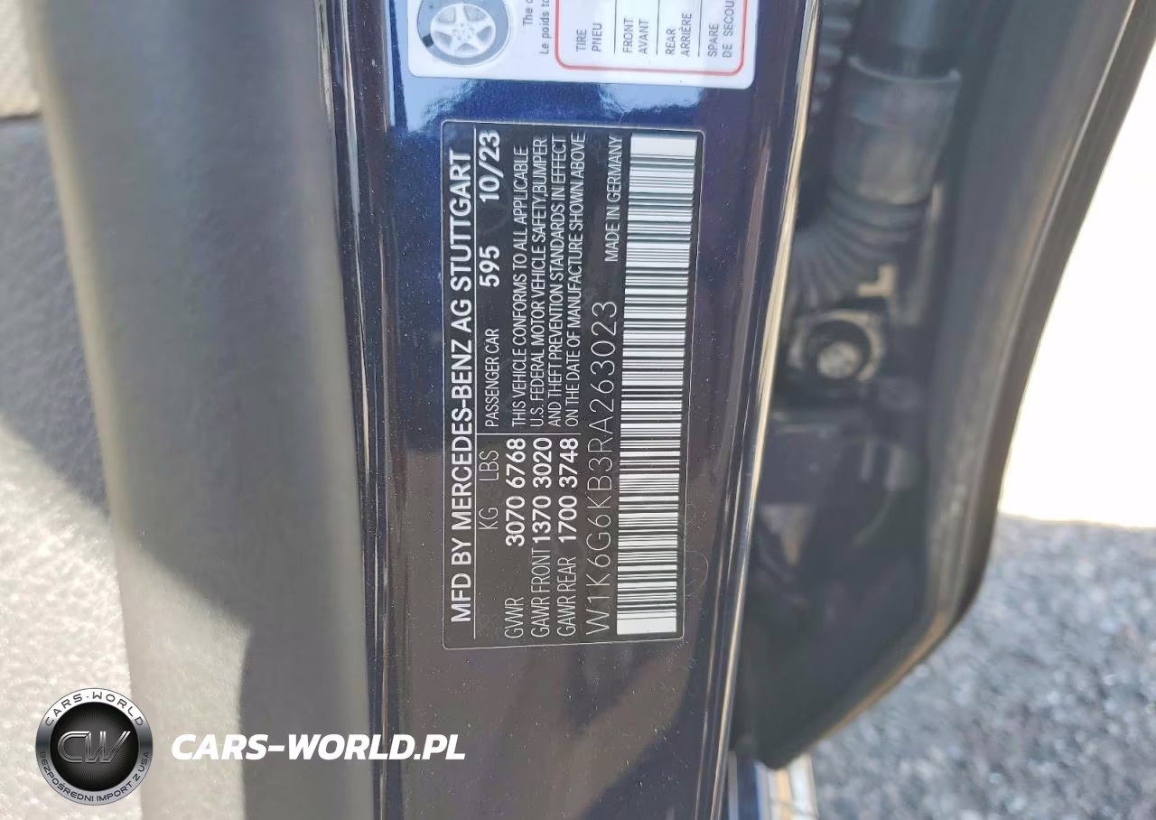 2024 Mercedes-Benz S S580E 4Matic VIN:W1K6G6KB3RA263023 - 13