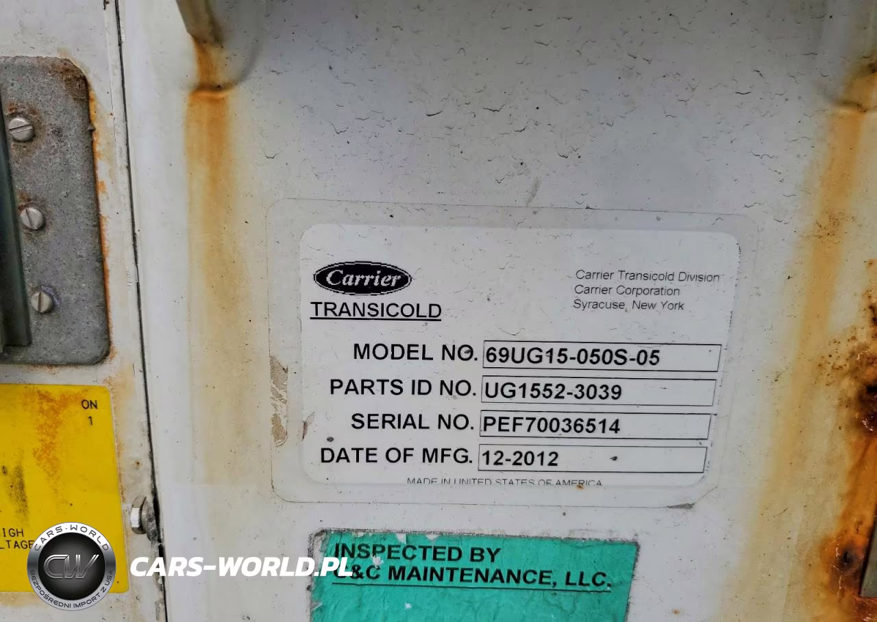 2012 Unkw 69Ug15 Powerline Series - Generator Set VIN:PEF70036514 - 10