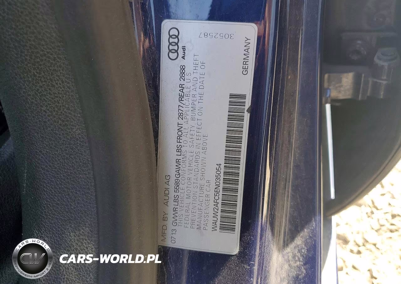 2014 Audi S7 Premium VIN:WAUW2AFC5EN035054 - 12