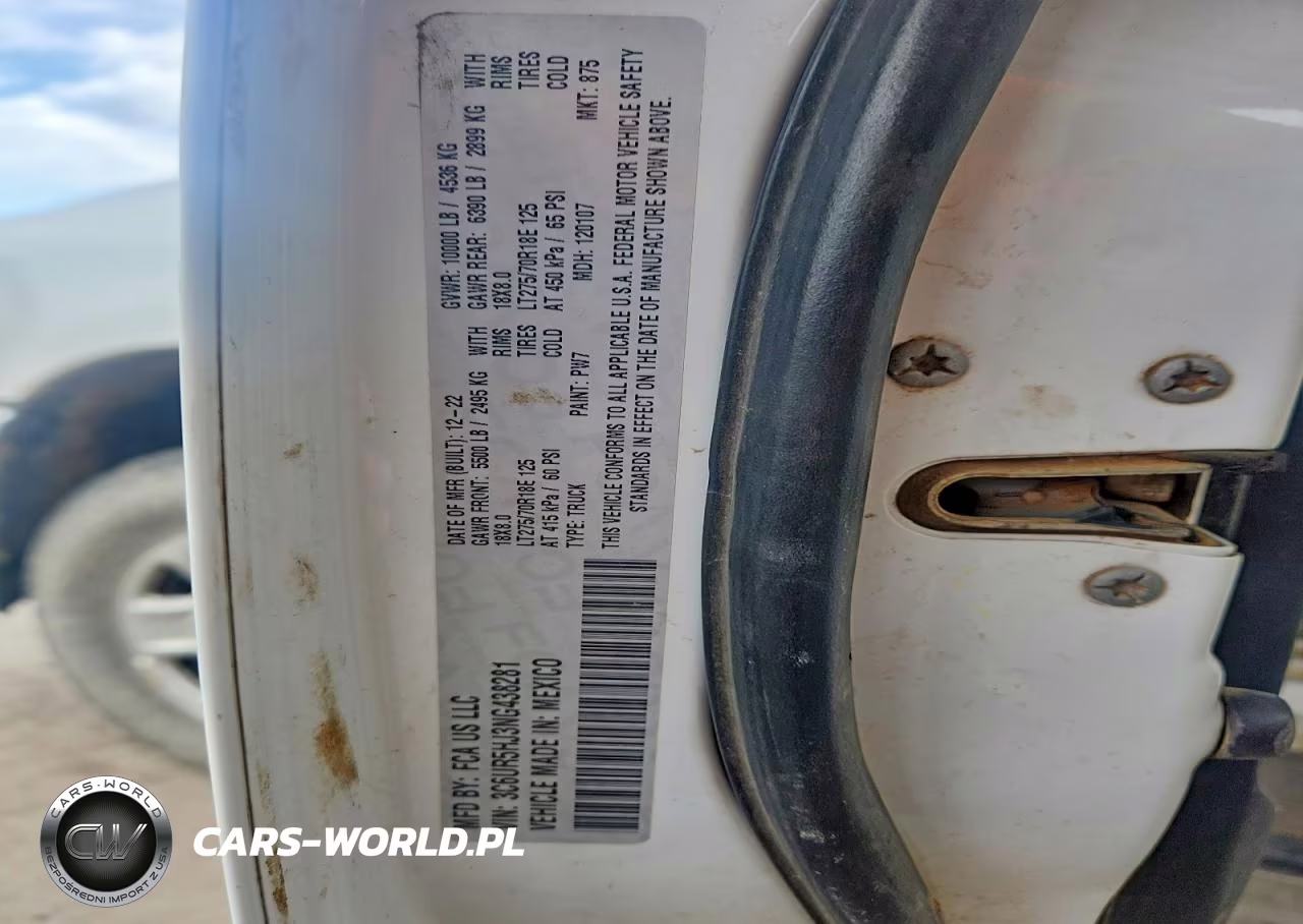 2022 Ram 2500 Tradesman VIN:3C6UR5HJ3NG438281 - 12