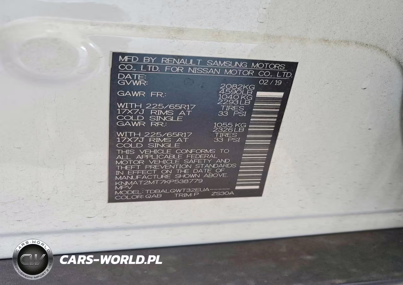 2019 Nissan Rogue Sv VIN:KNMAT2MT7KP538779 - 13