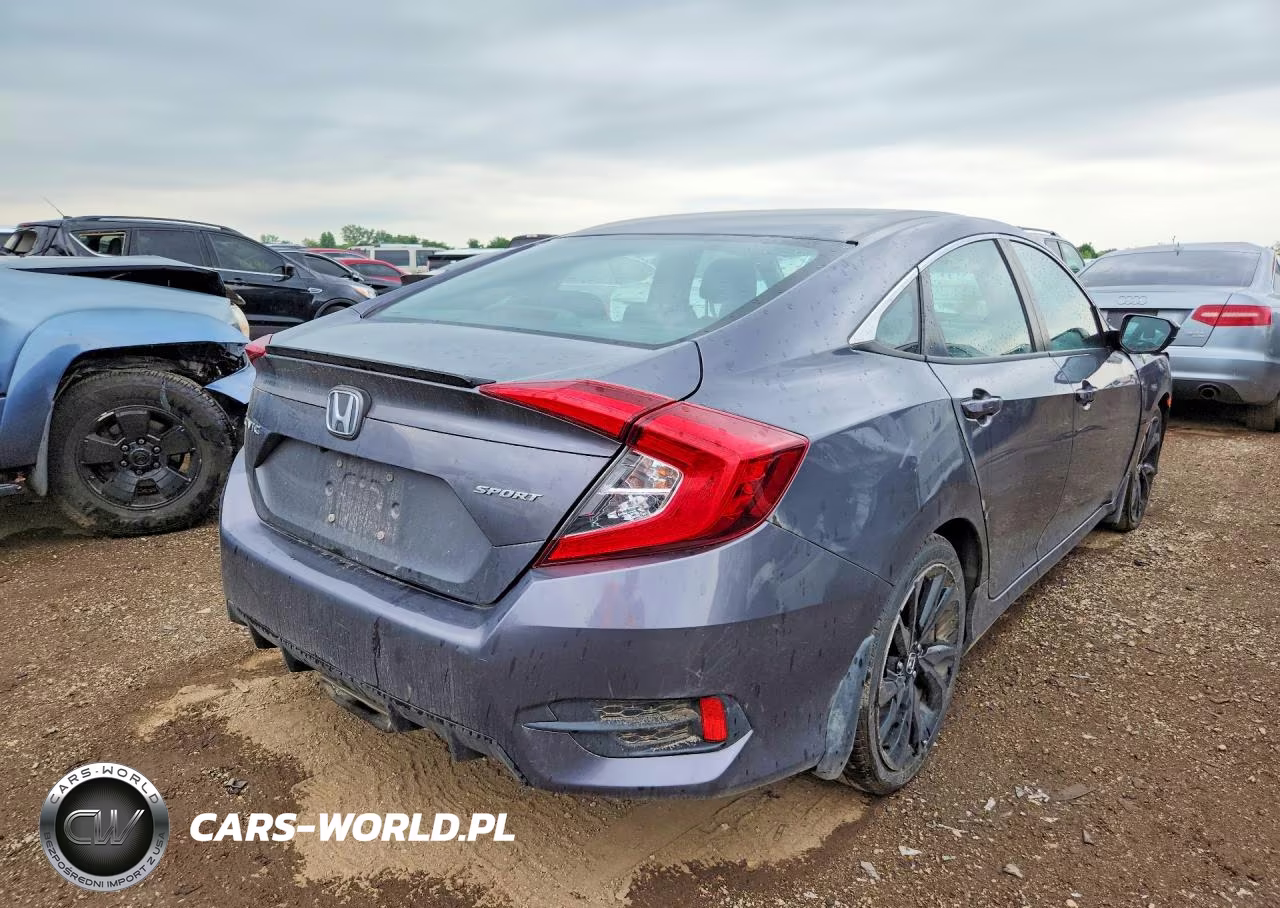 2019 Honda Civic Sport VIN:2HGFC2E81KH518310 - 3