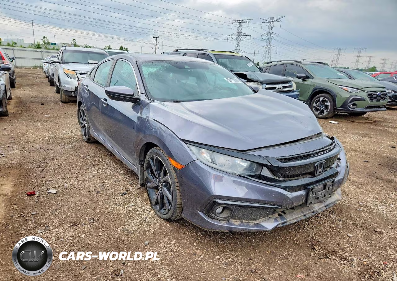 2019 Honda Civic Sport VIN:2HGFC2E81KH518310 - 4