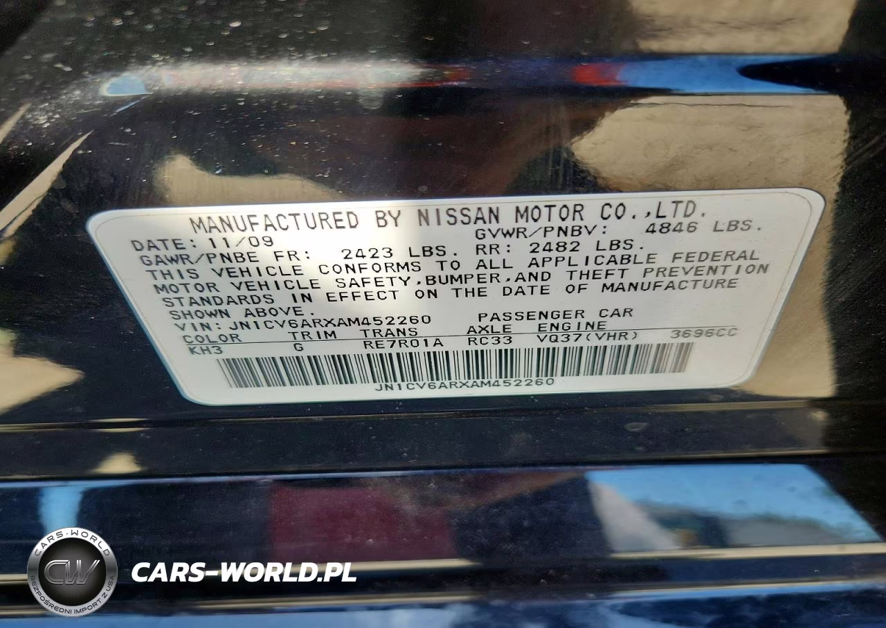 2010 Infiniti G37 Sedan X VIN:JN1CV6ARXAM452260 - 12
