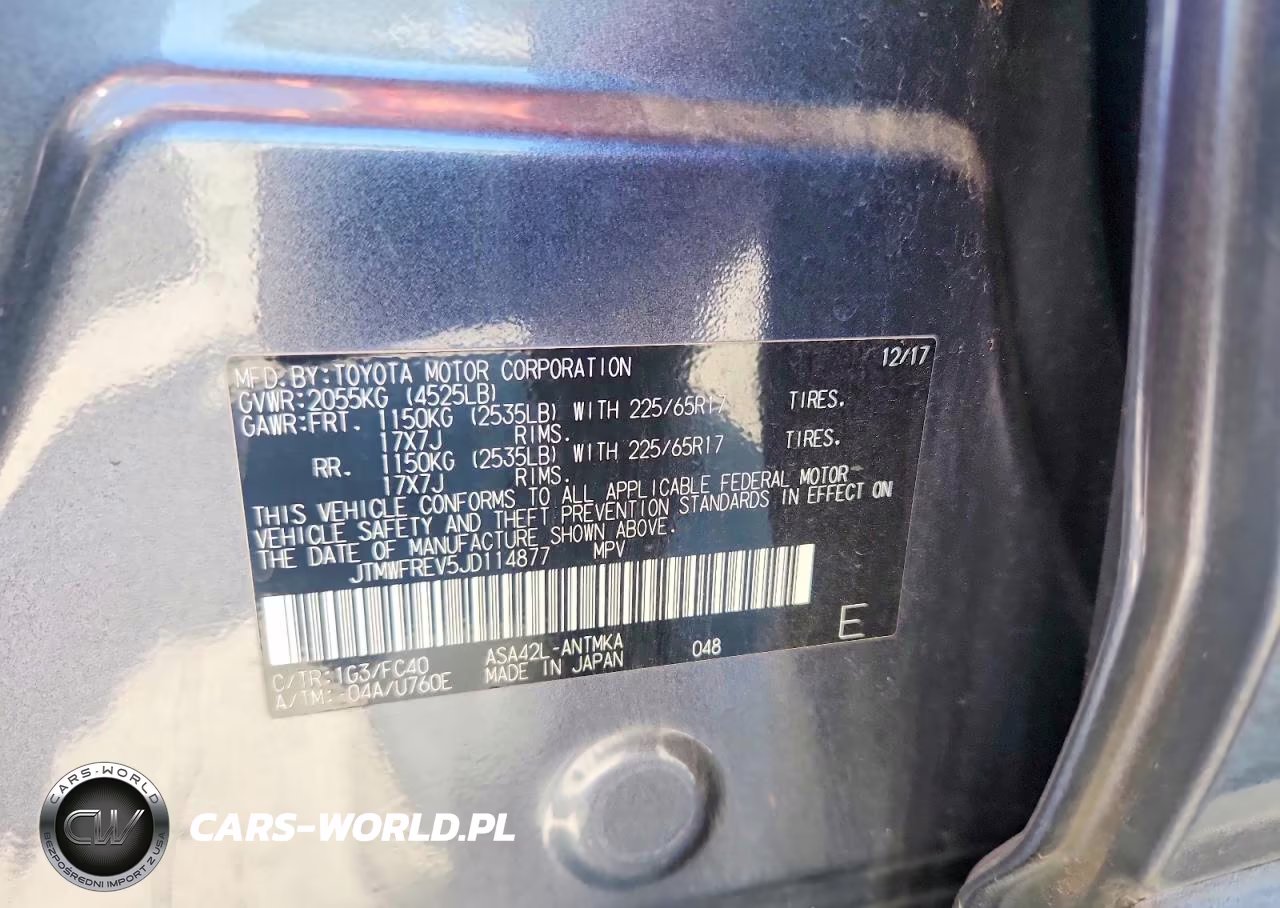 2018 Toyota Rav4 Xle VIN:JTMWFREV5JD114877 - 13