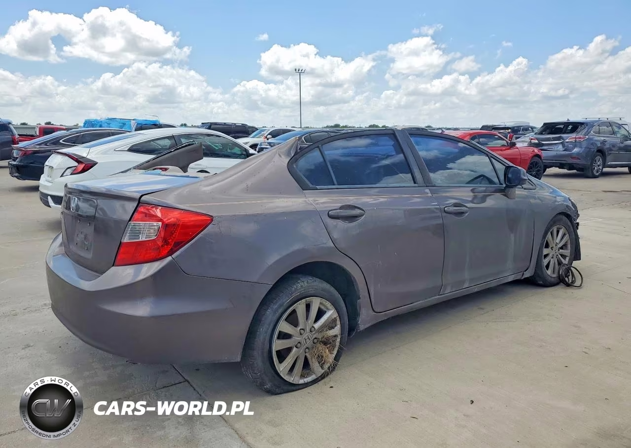2012 Honda Civic Ex VIN:2HGFB2F8XCH534945 - 3