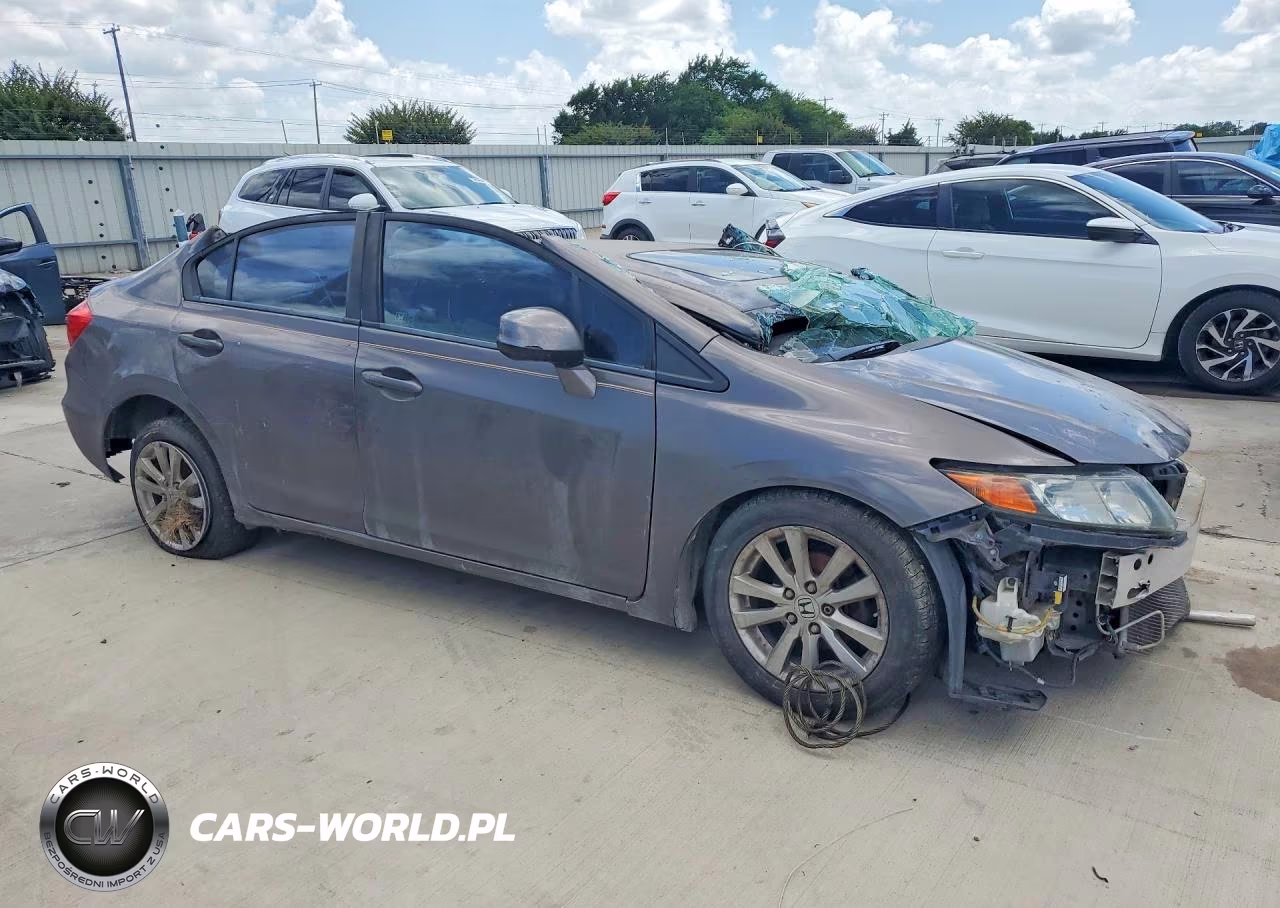 2012 Honda Civic Ex VIN:2HGFB2F8XCH534945 - 4