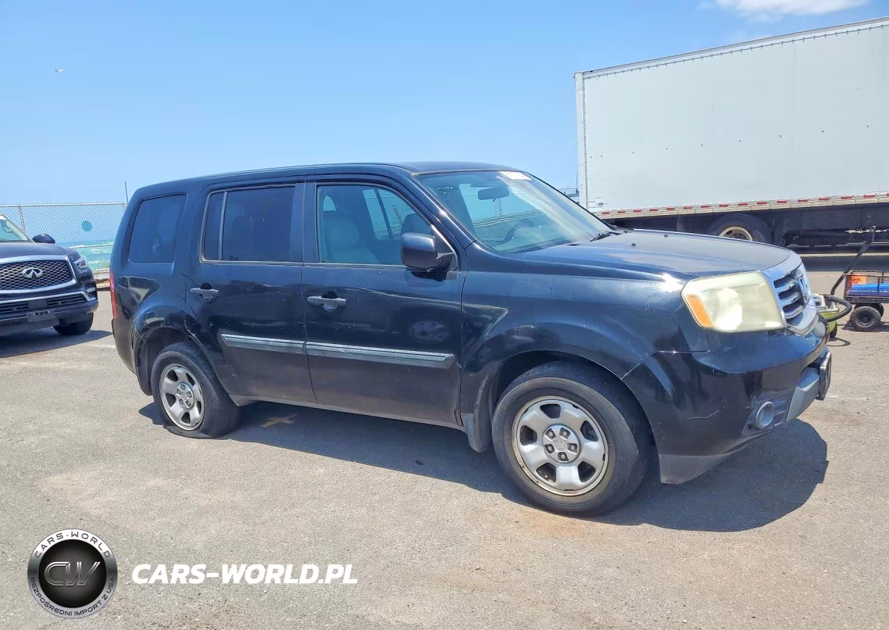 2015 Honda Pilot Lx VIN:5FNYF3H2XFB013390 - 4