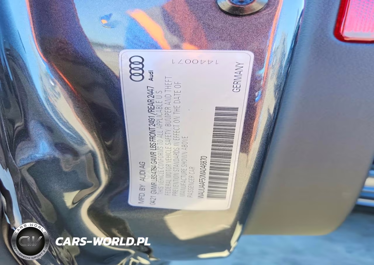 2021 Audi A5 Prestige 45 VIN:WAUUAAF50MA046870 - 12