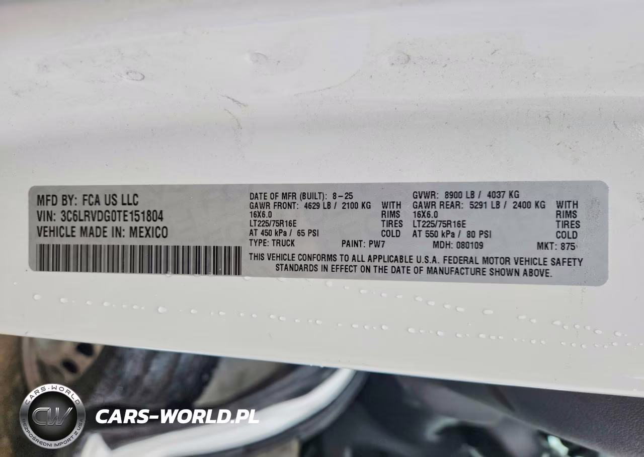 2026 Ram Promaster 2500 2500 High VIN:3C6LRVDG0TE151804 - 14