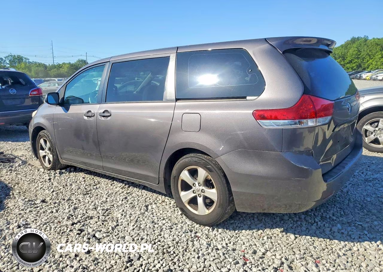 2012 Toyota Sienna Base 7-Passenger VIN:5TDZK3DC3CS216739 - 2