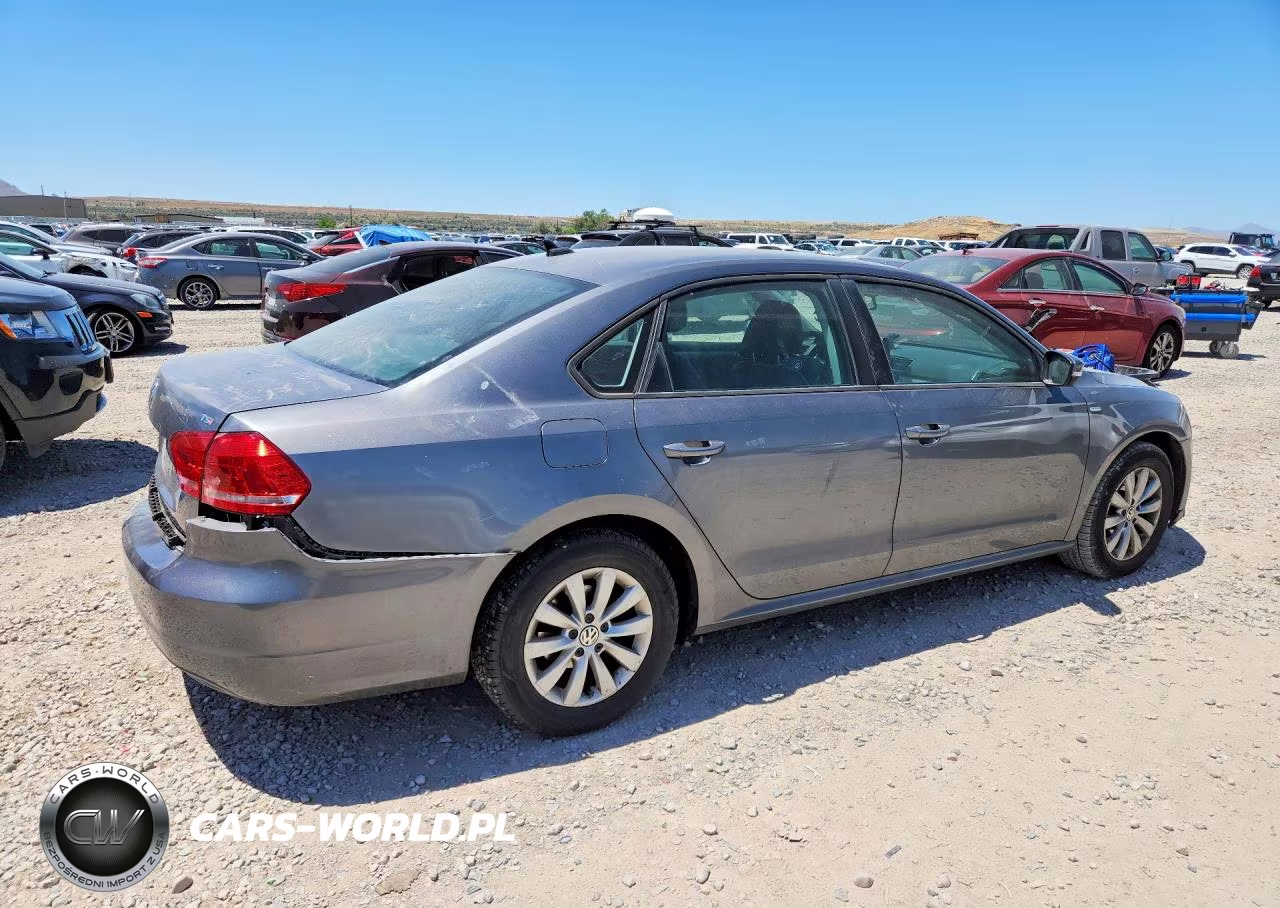 2014 Volkswagen Passat S VIN:1VWAT7A35EC027369 - 3