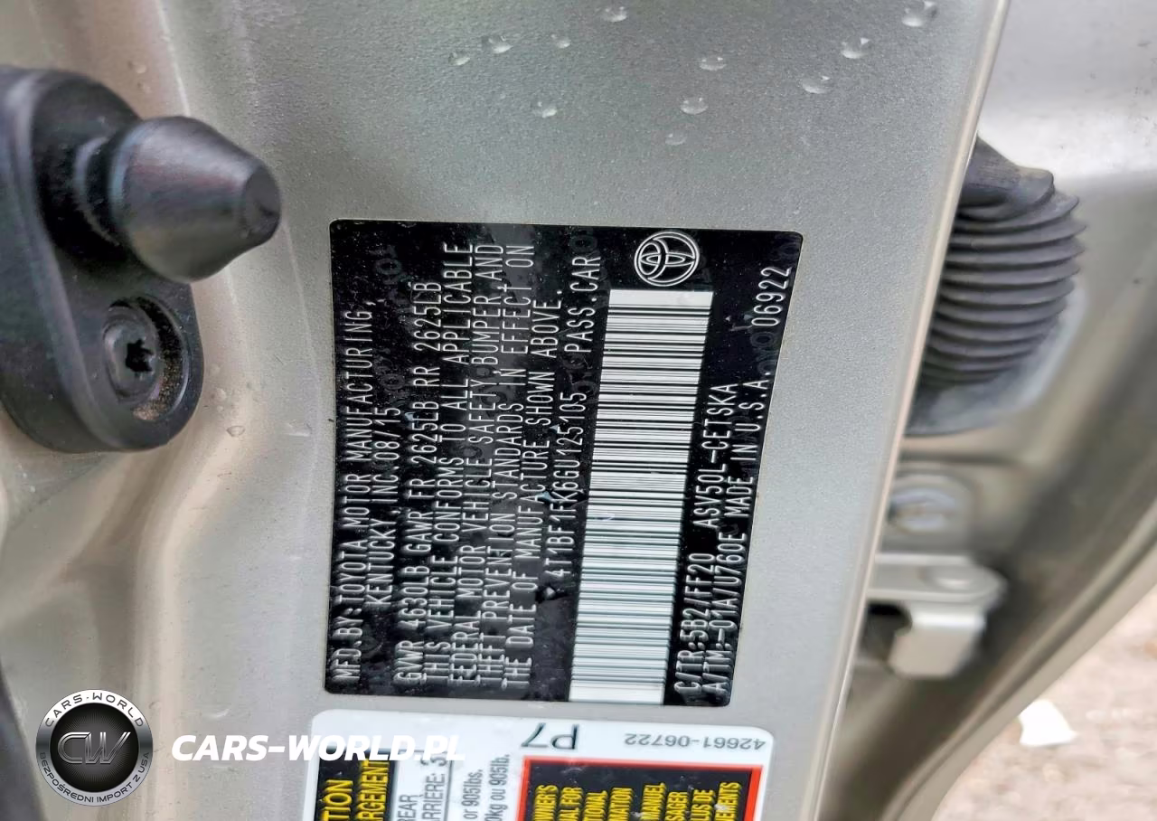2016 Toyota Camry Se VIN:4T1BF1FK6GU125105 - 12