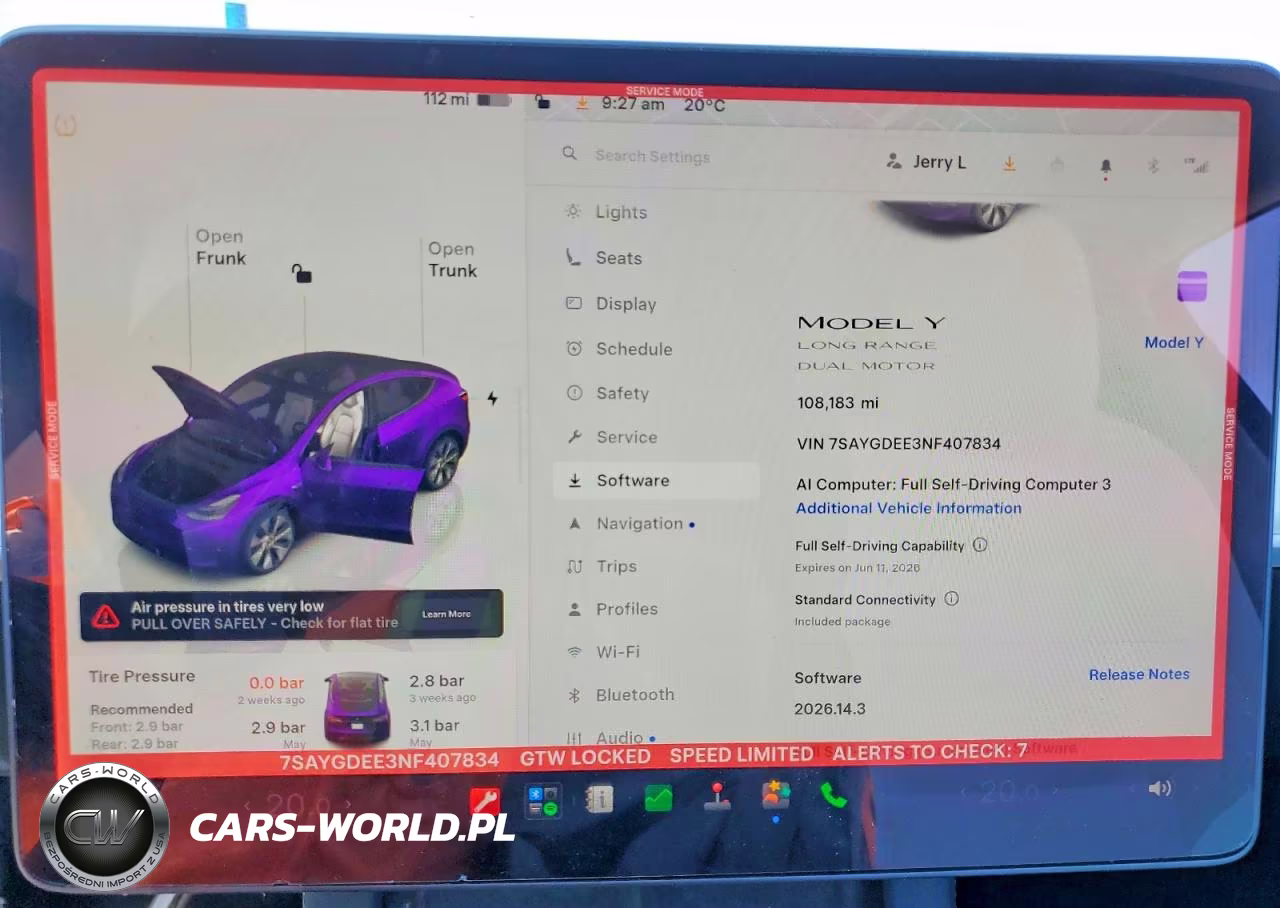 2022 Tesla Model Y VIN:7SAYGDEE3NF407834 - 9