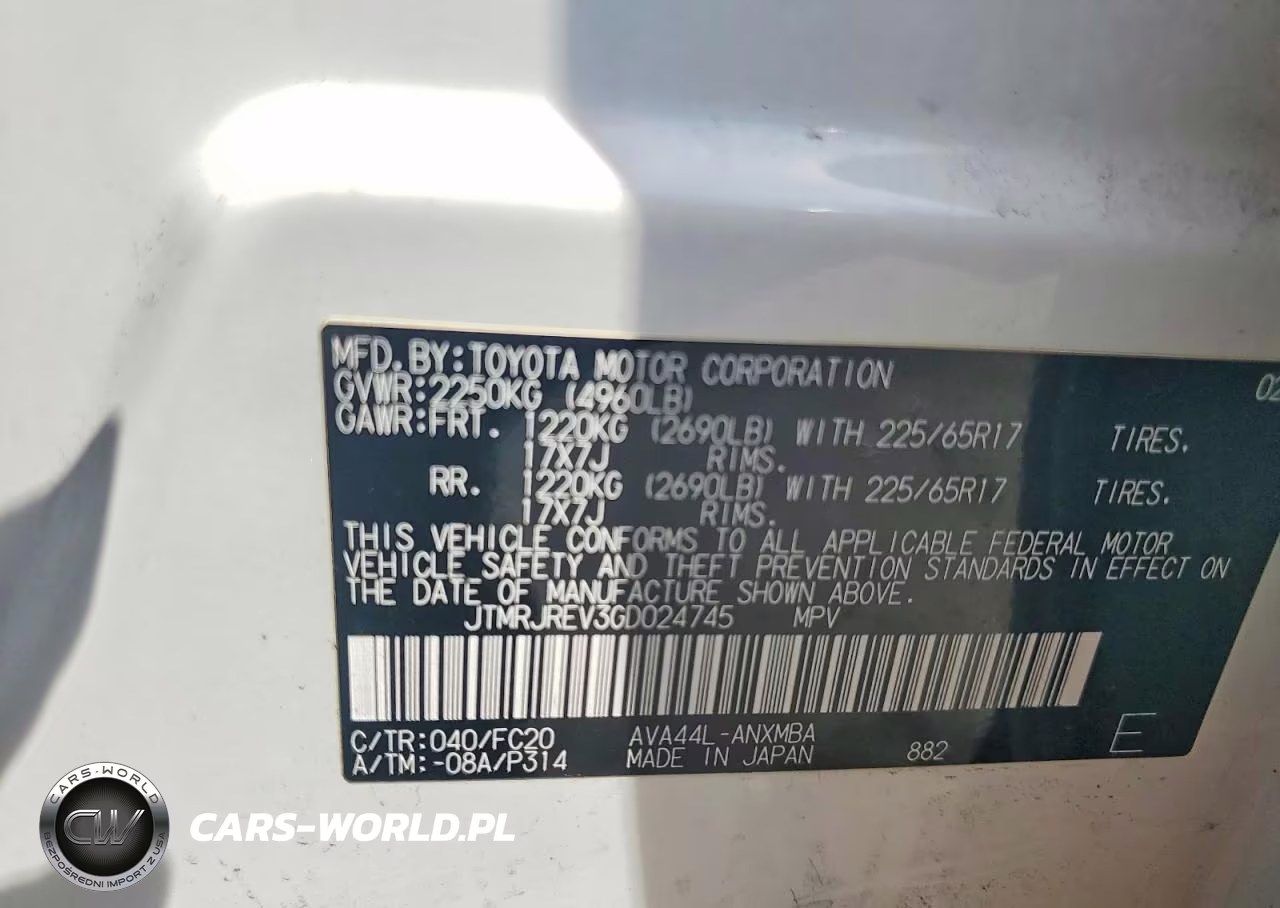 2016 Toyota Rav4 Hv Xle VIN:JTMRJREV3GD024745 - 13