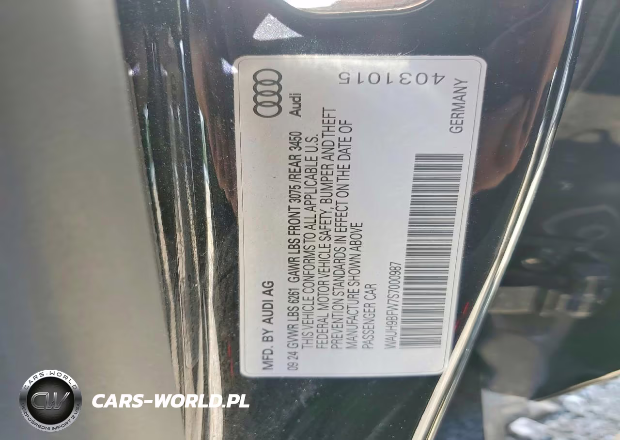 2025 Audi S E-Tron Gt Prestige VIN:WAUH9BFW7S7000987 - 12