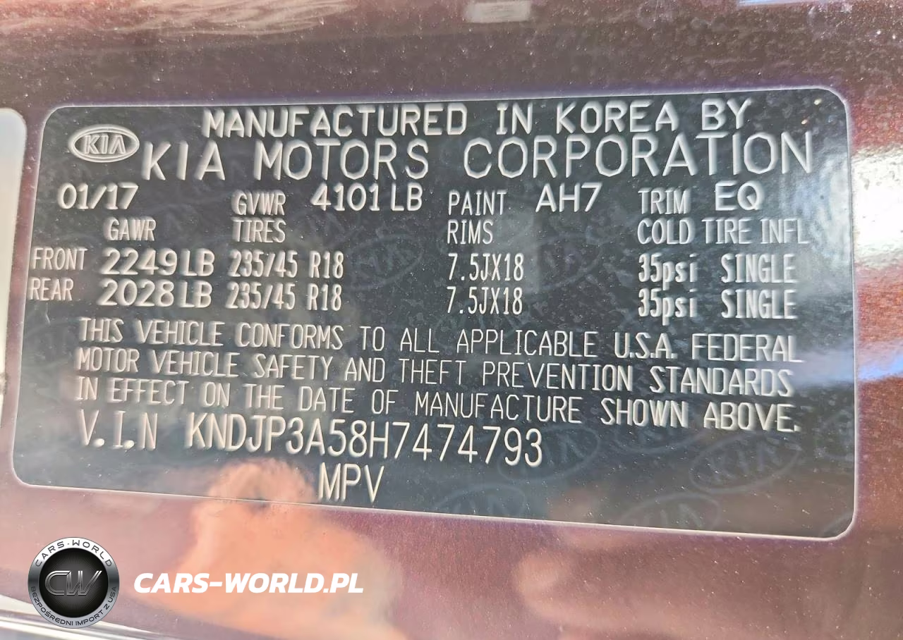 2017 Kia Soul + VIN:KNDJP3A58H7474793 - 13
