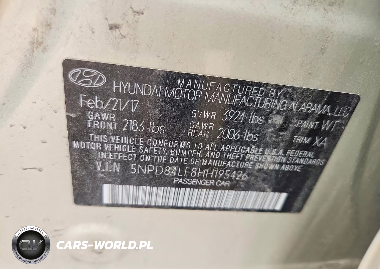 2017 Hyundai Elantra Se VIN:5NPD84LF8HH195426 - 12