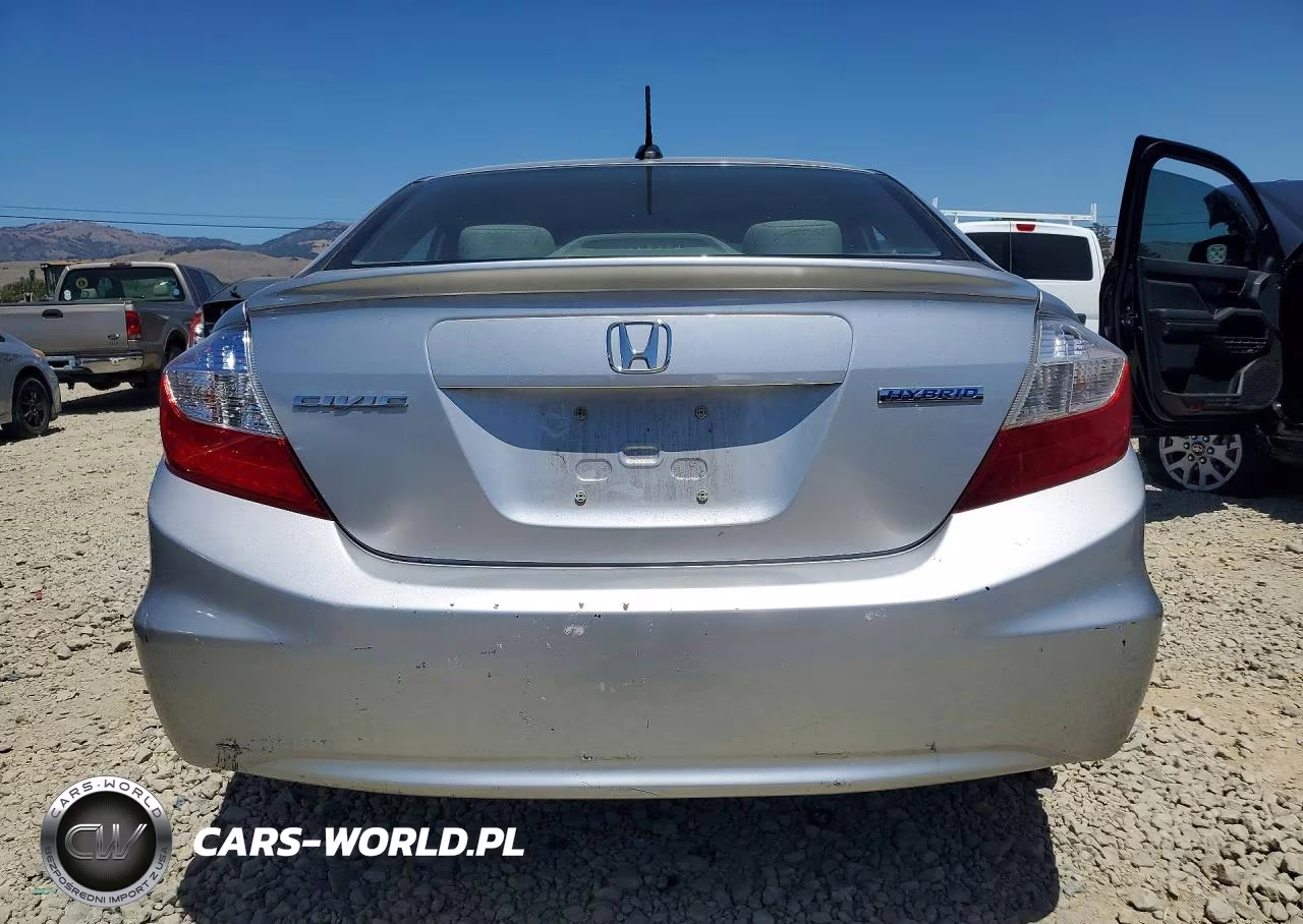 2012 Honda Civic Hybrid VIN:JHMFB4F28CS010402 - 6