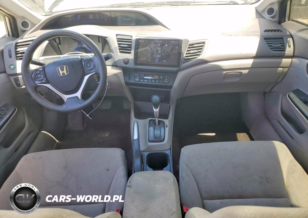 2012 Honda Civic Hybrid VIN:JHMFB4F28CS010402 - 8