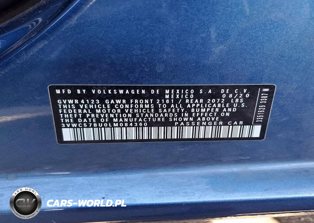 2020 Volkswagen Jetta S VIN:3VWC57BU0LM084360 - 13