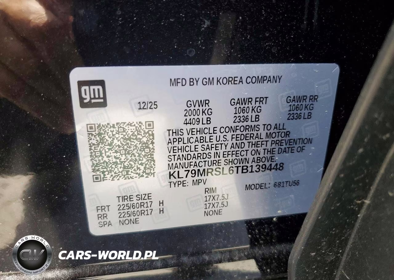 2026 Chevrolet Trailblazer Lt VIN:KL79MRSL6TB139448 - 14