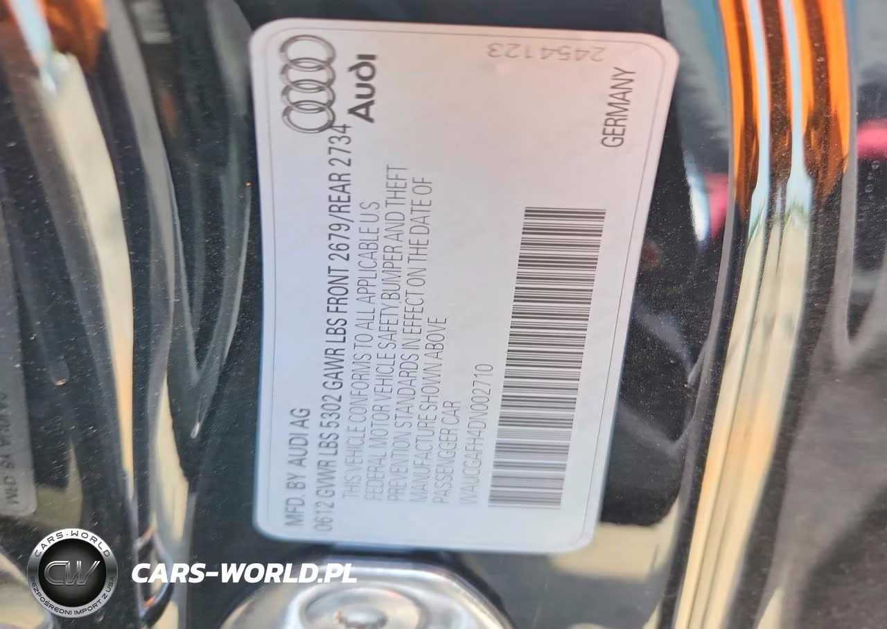 2013 Audi S5 Premium Plus VIN:WAUCGAFH4DN002710 - 12