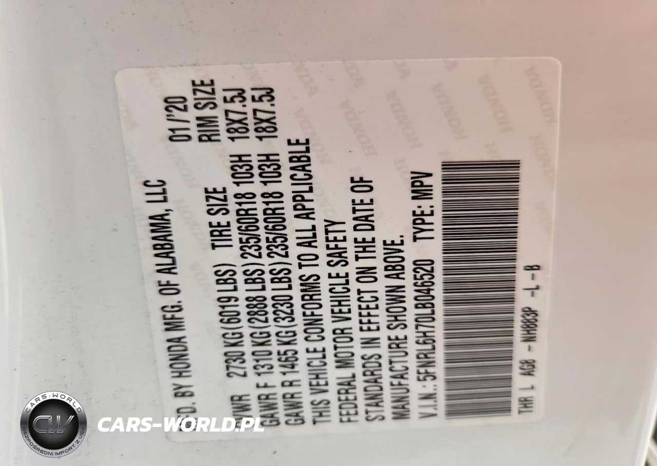 2020 Honda Odyssey Exl VIN:5FNRL6H70LB046520 - 13