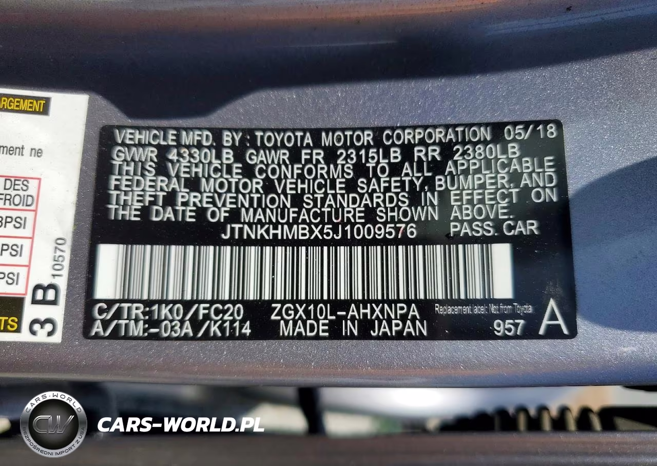 2018 Toyota C-Hr Xle VIN:JTNKHMBX5J1009576 - 14