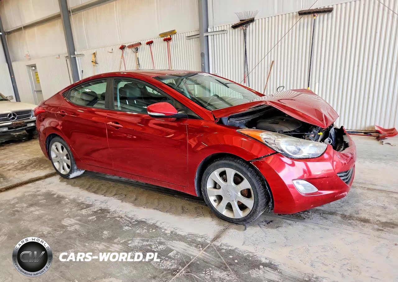 2012 Hyundai Elantra Limited VIN:KMHDH4AE7CU308884 - 4